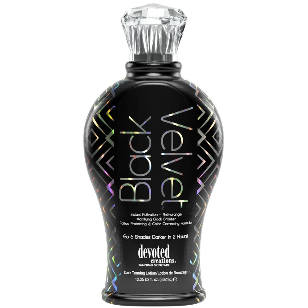 Devoted Creations Black Velvet Anti-Orange Mattifying Black Bronzer Tanning Loti